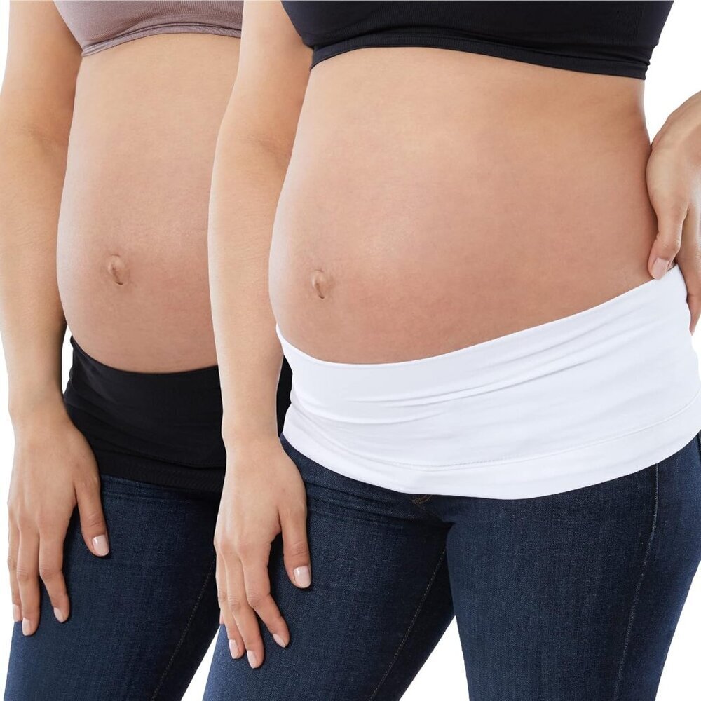 Pregnancy Belly Band Maternity Postpartum Pant Extender Seamless Fabric